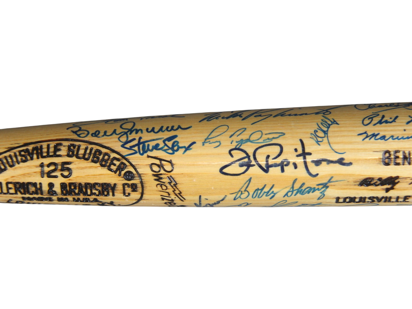 (2) Signed Bats, including Yankees Team Signed Bat - 3