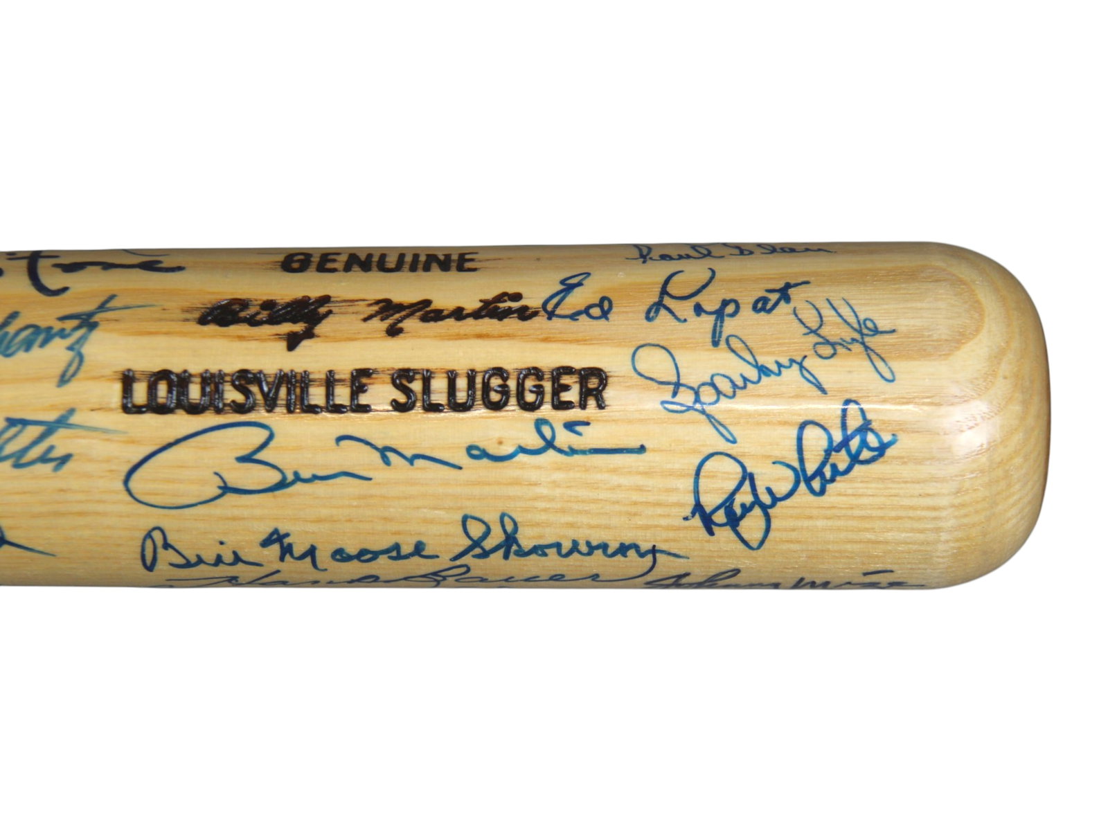 (2) Signed Bats, including Yankees Team Signed Bat - 4