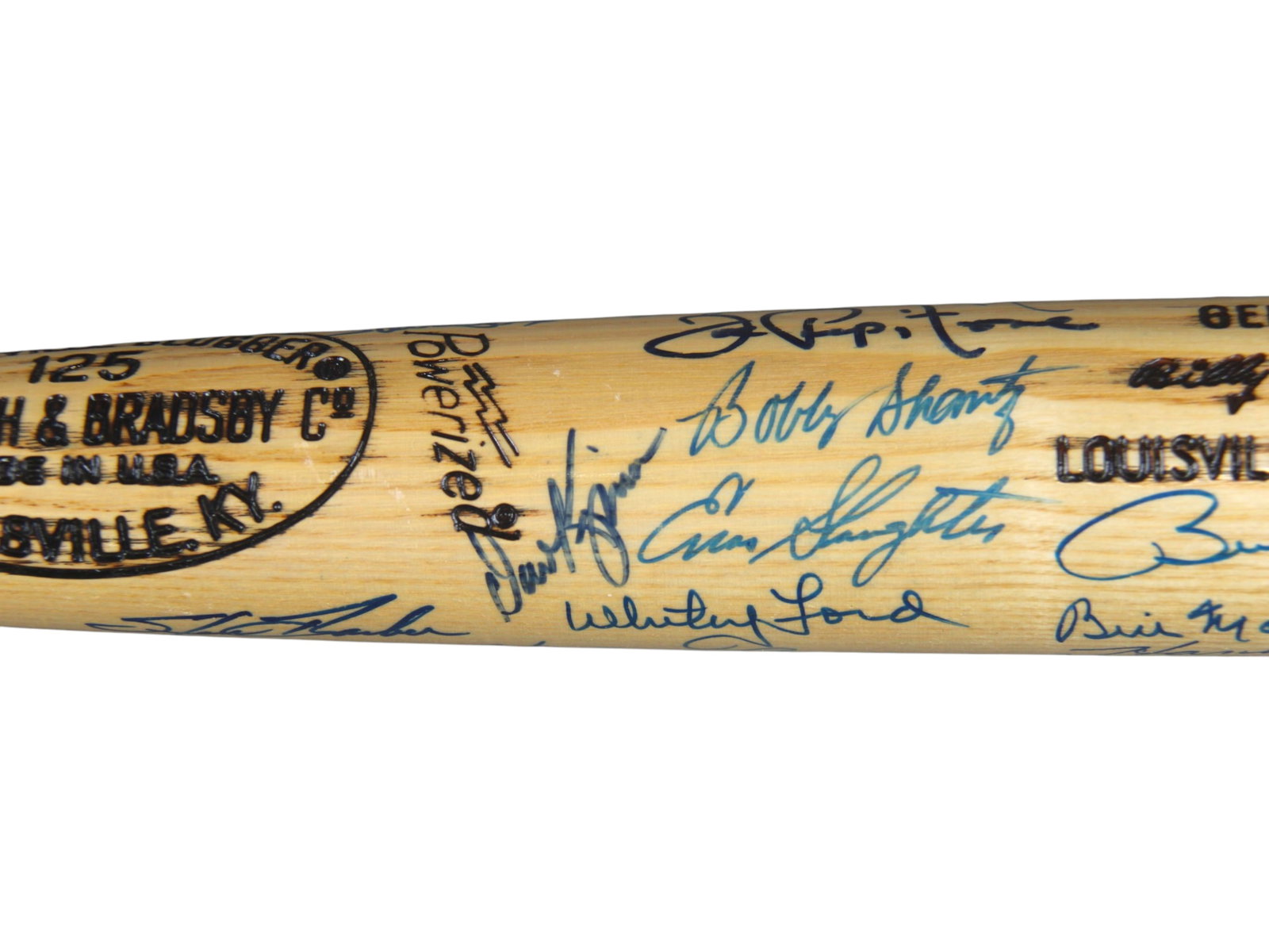 (2) Signed Bats, including Yankees Team Signed Bat - 5