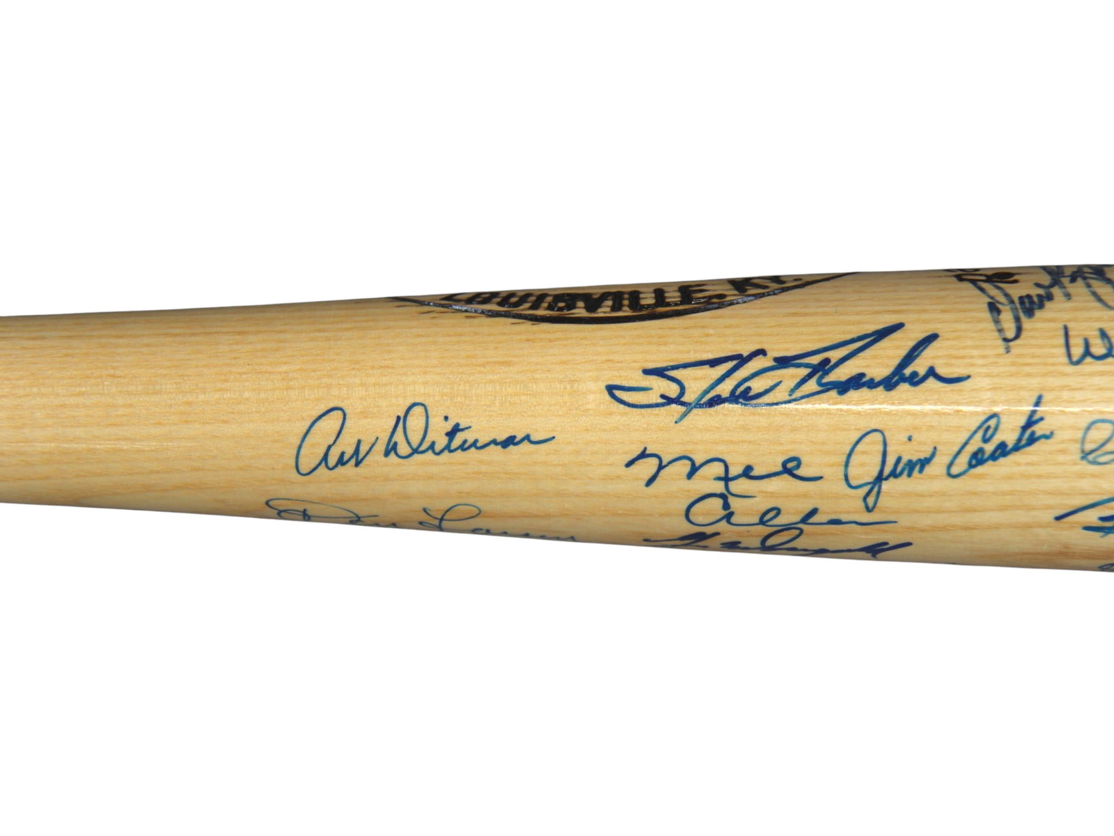 (2) Signed Bats, including Yankees Team Signed Bat - 8