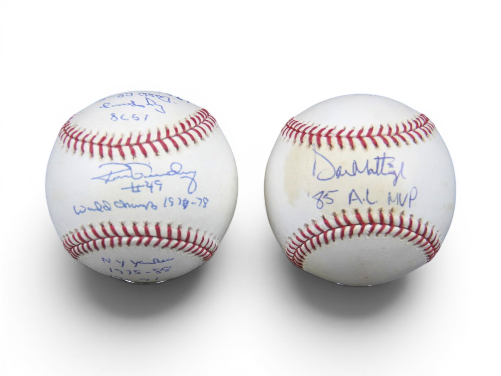 (8) Signed Baseballs with Inscriptions - 3