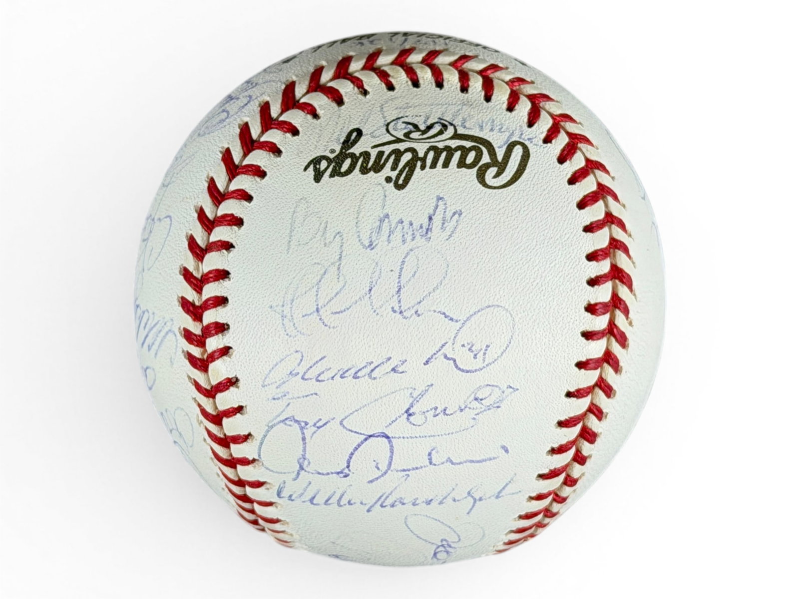 2000 NY Yankees Team Signed Baseball - 2