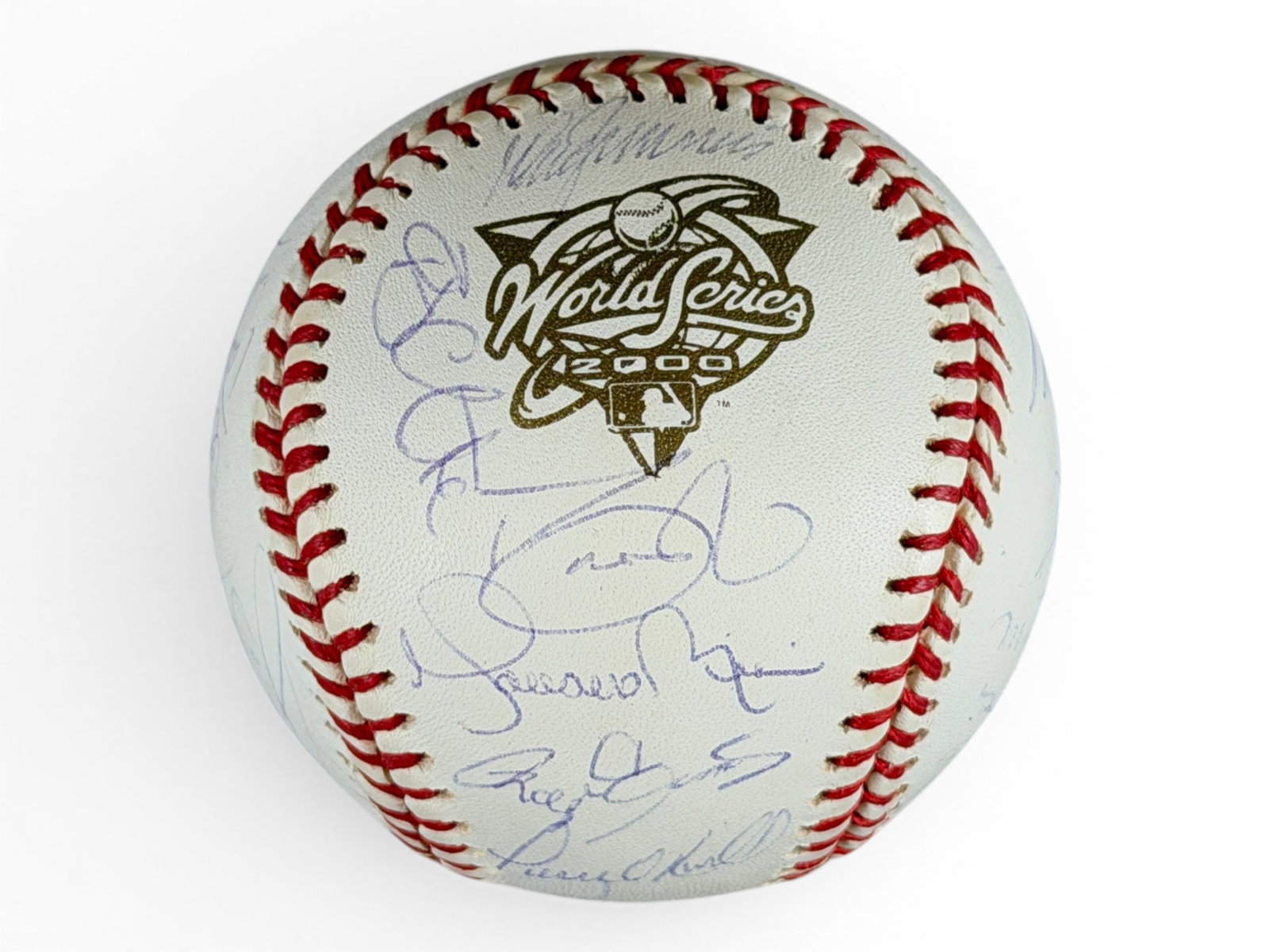 2000 NY Yankees Team Signed Baseball - 3