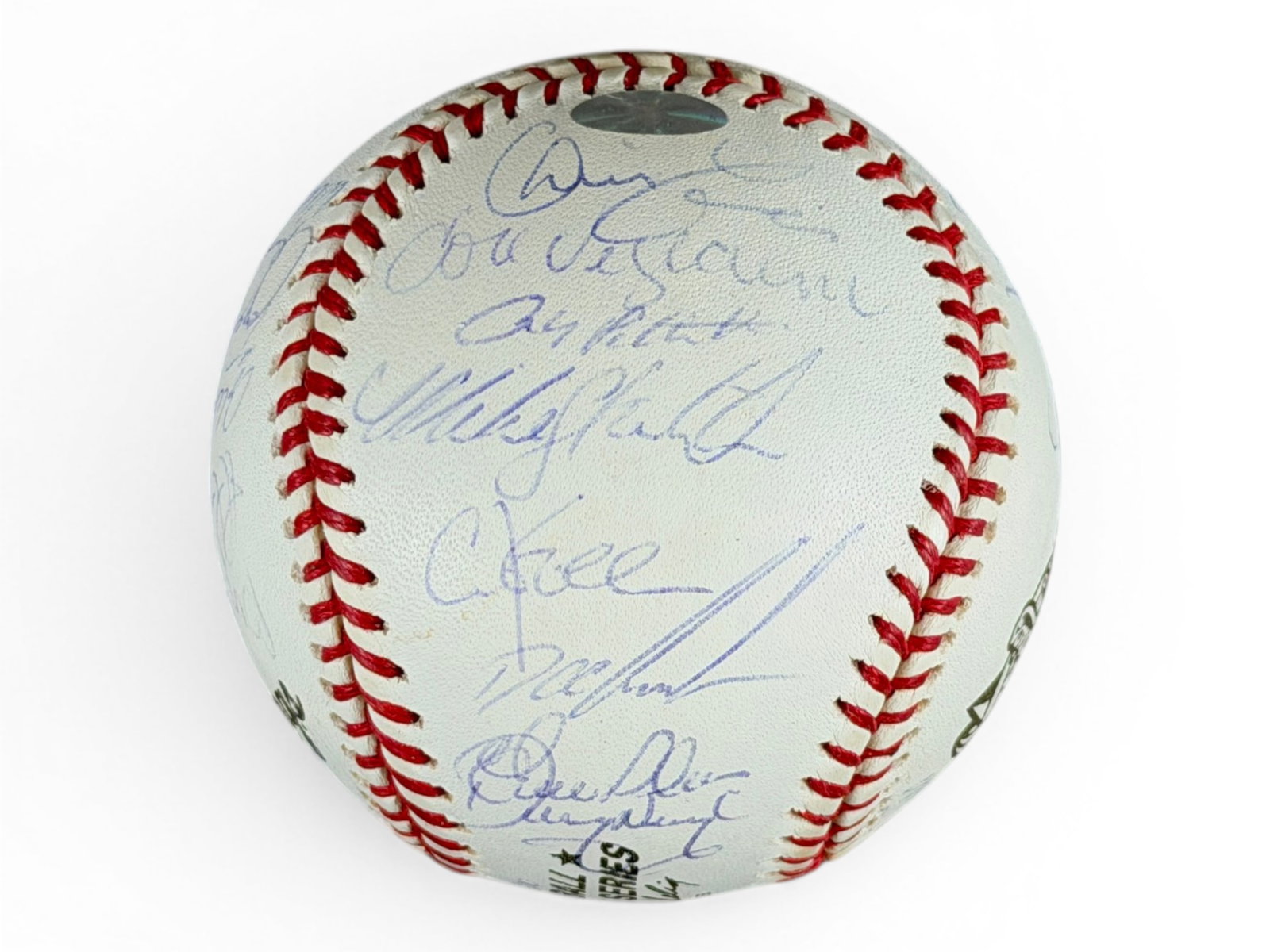 2000 NY Yankees Team Signed Baseball - 5