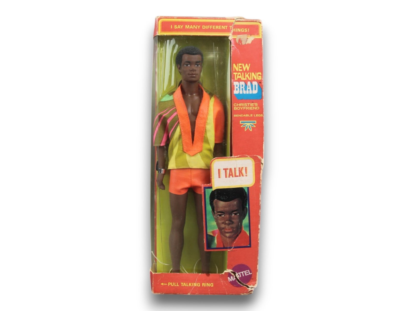 1969 Mattel Talking Brad Doll #1114 in Orig Box (1 of 6)