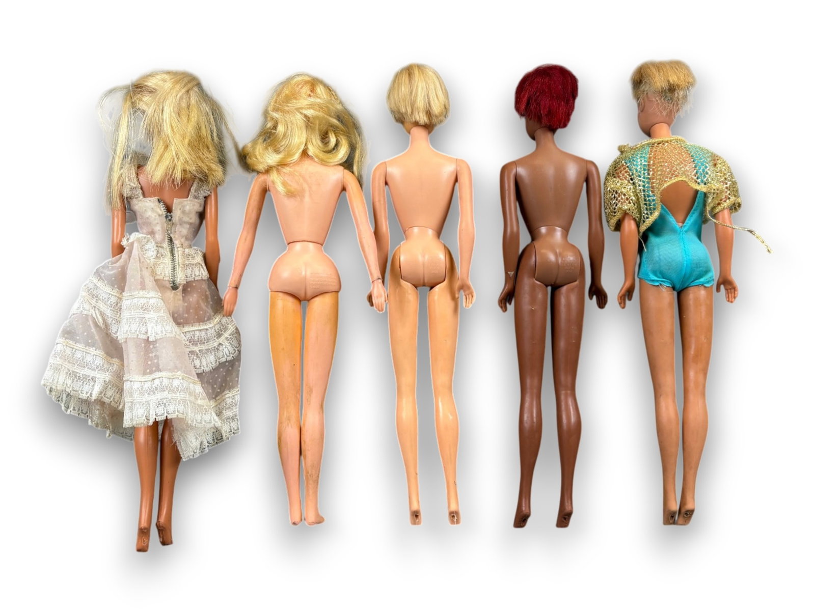 (5) Barbie Dolls - 2