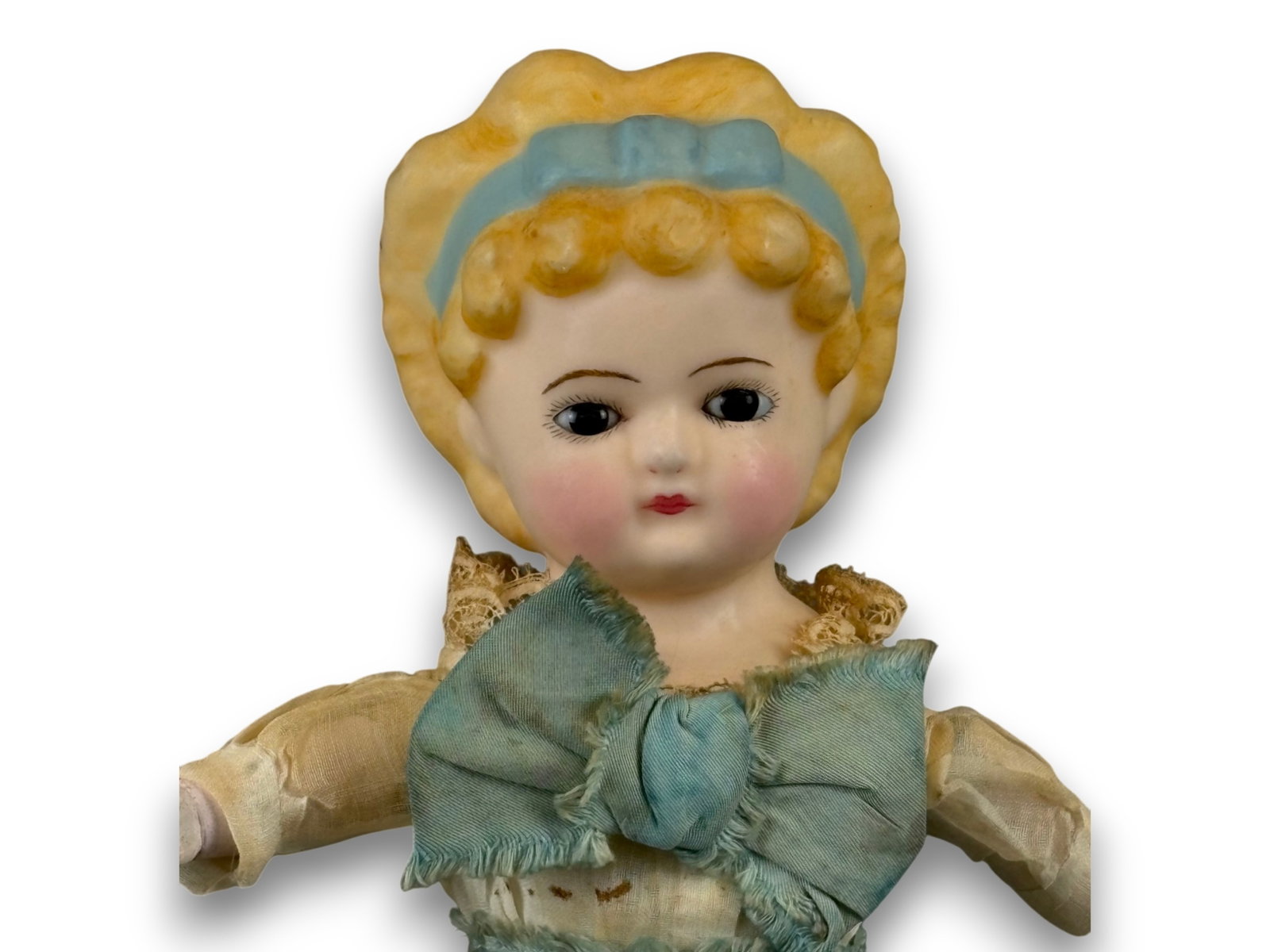 Pumpkin Head Wax Doll - 2