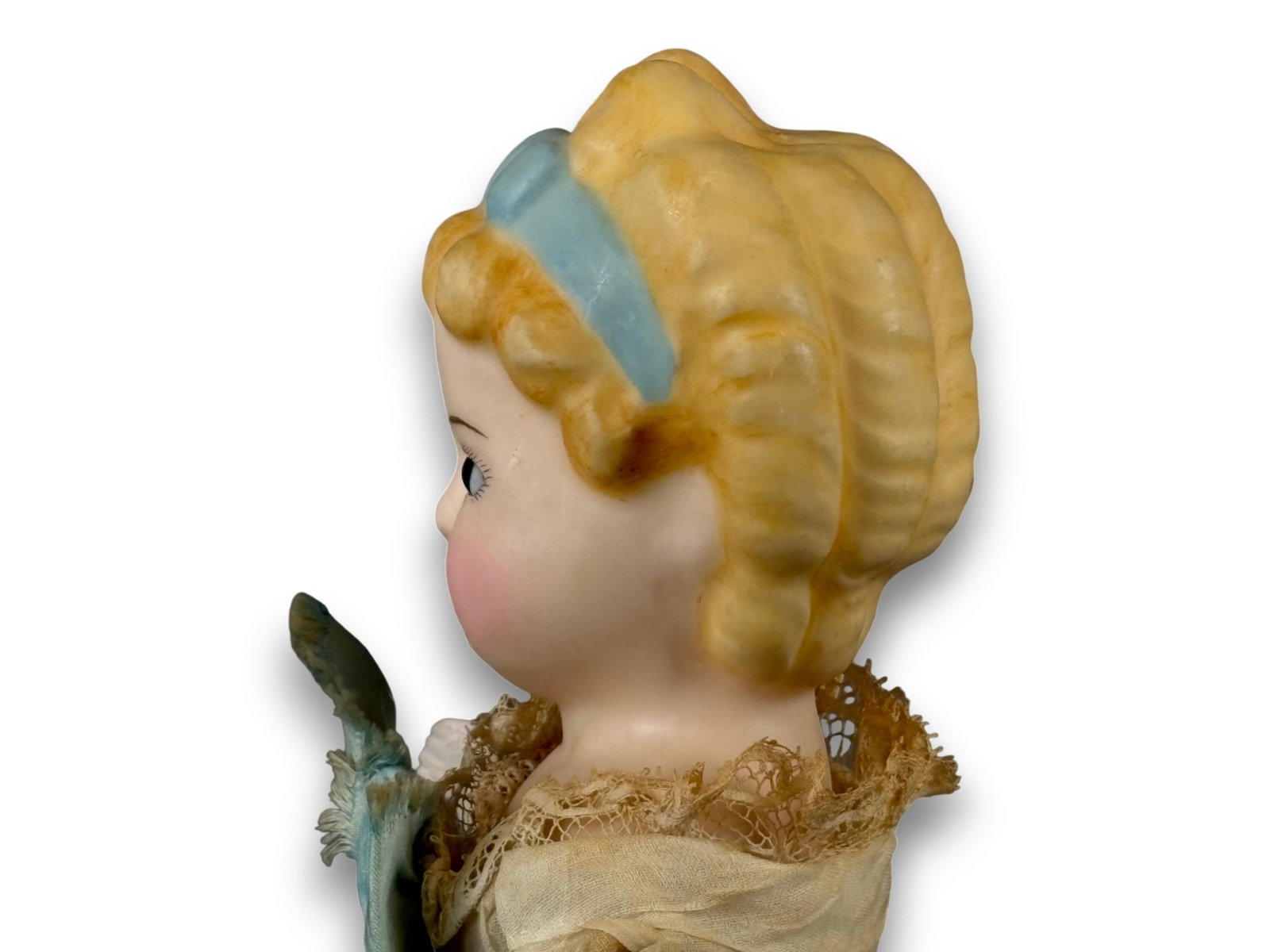 Pumpkin Head Wax Doll - 3