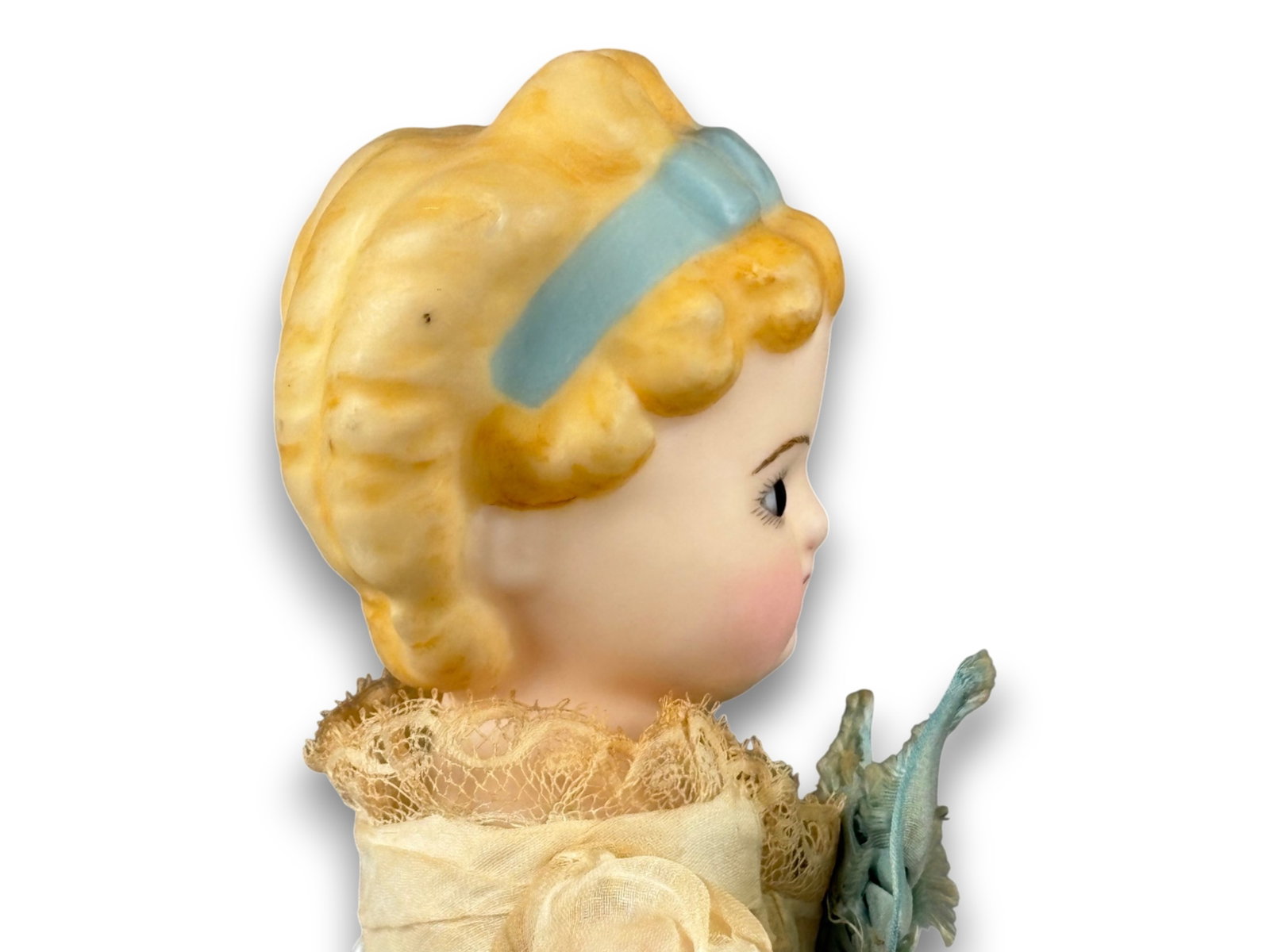Pumpkin Head Wax Doll - 4