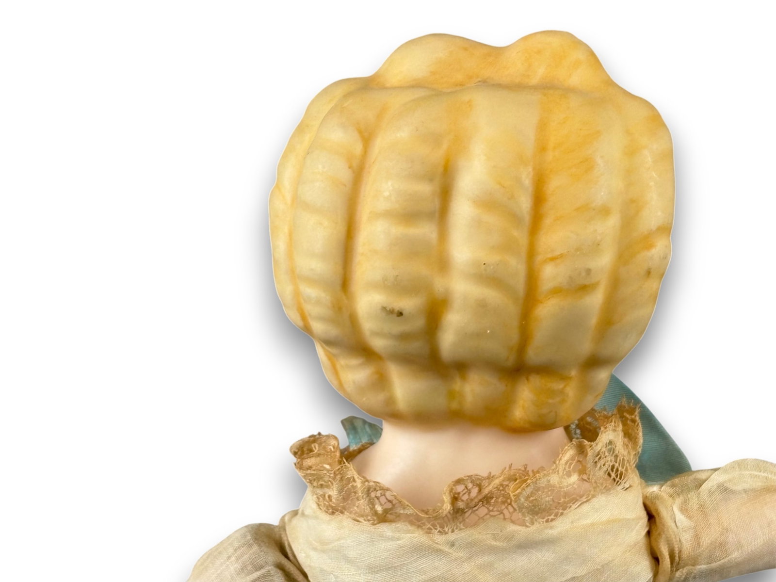 Pumpkin Head Wax Doll - 5