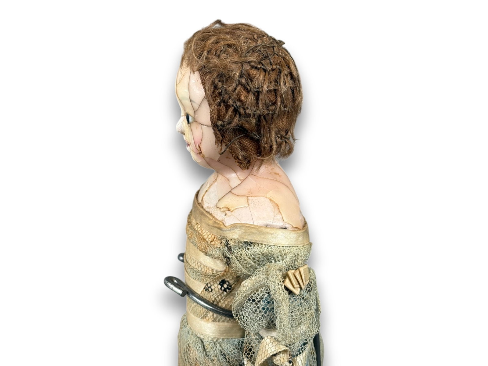 Antique Wax Doll - 3
