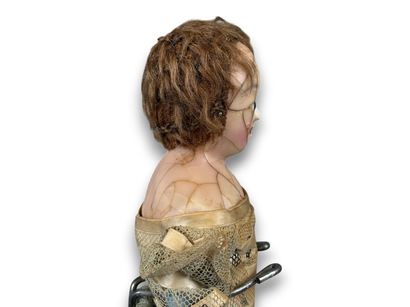 Antique Wax Doll - 4