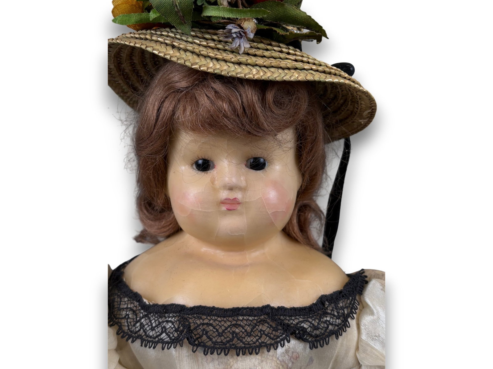 Antique Wax Doll - 3