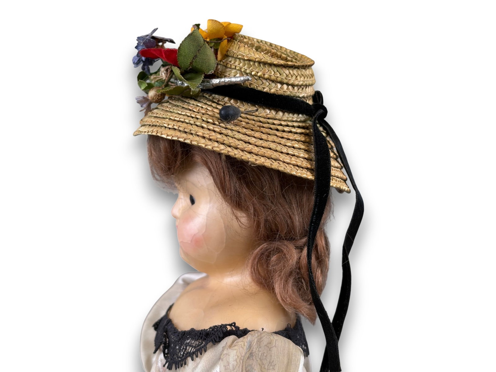 Antique Wax Doll - 4