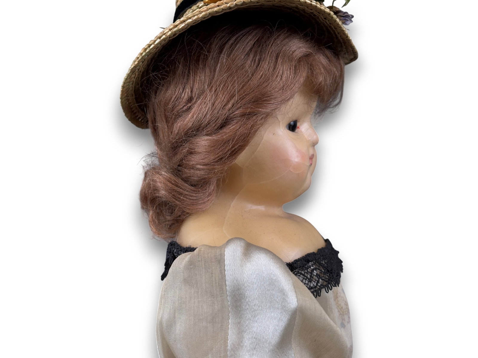 Antique Wax Doll - 5