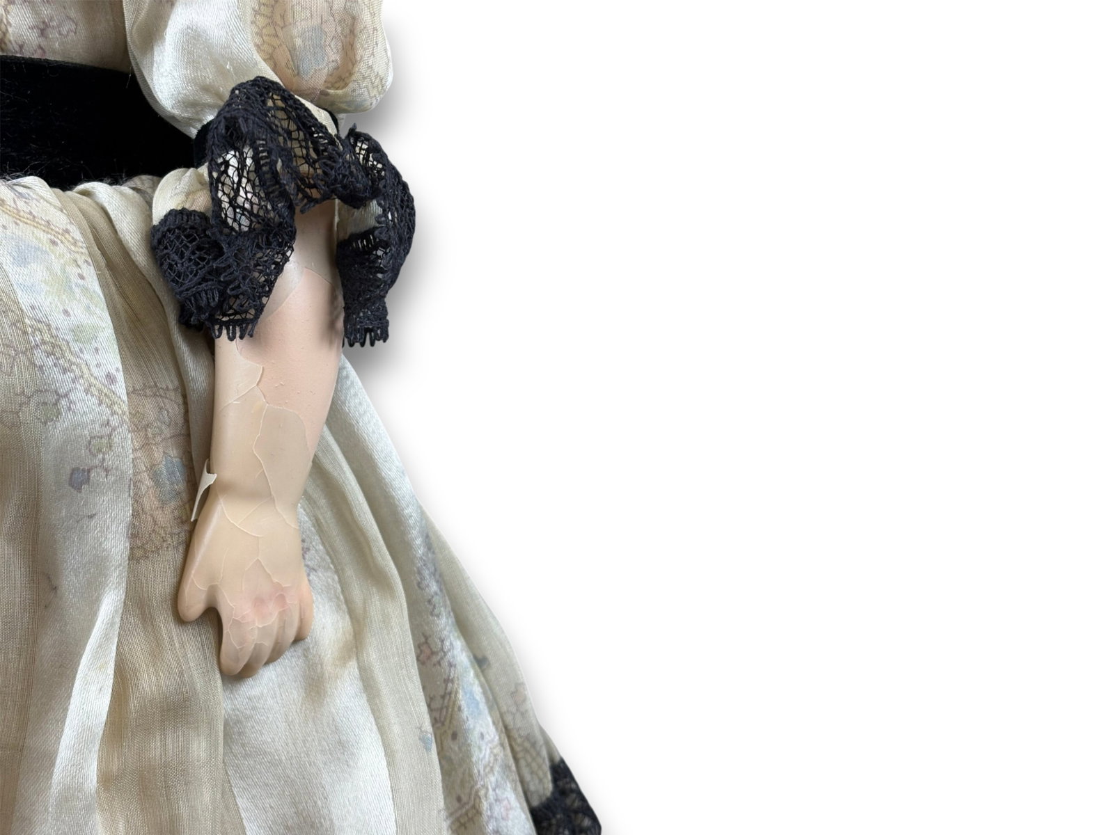 Antique Wax Doll - 6