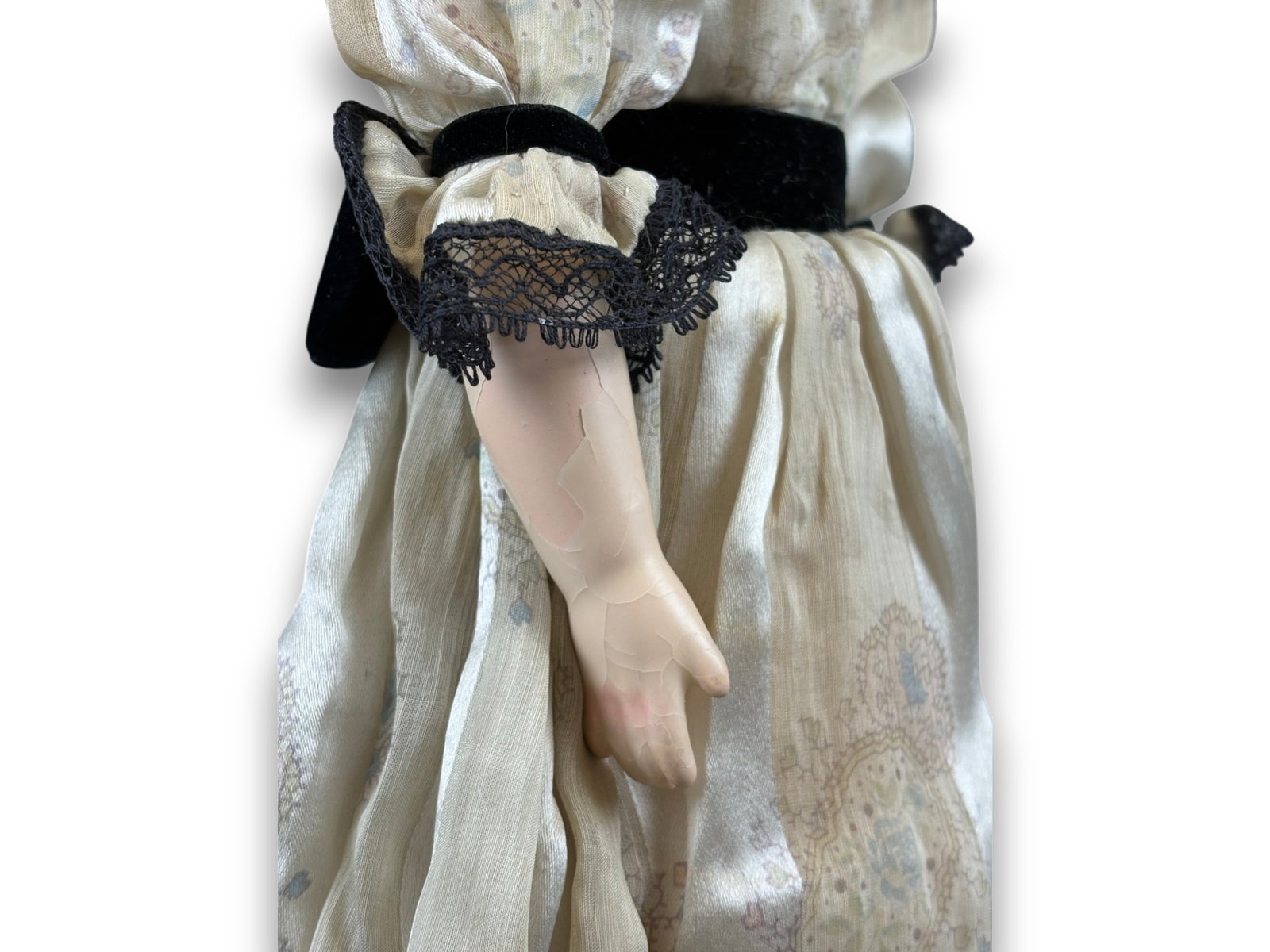 Antique Wax Doll - 7