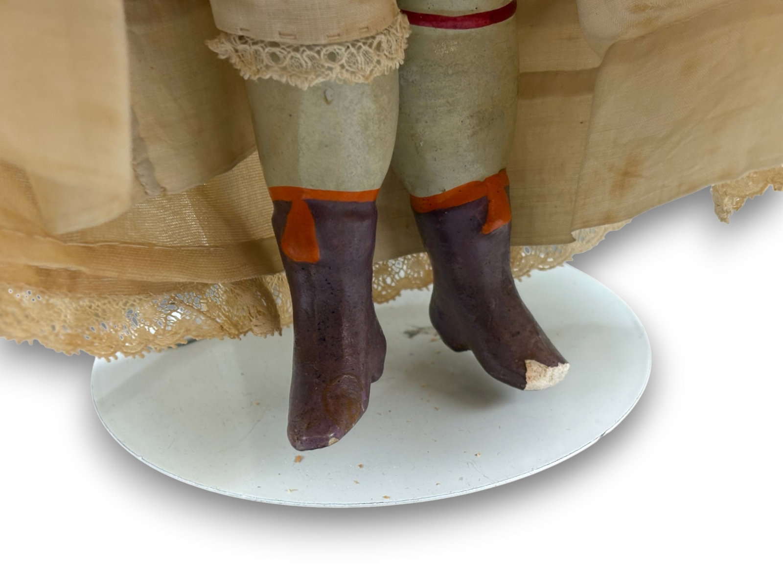 Antique Wax Doll - 8