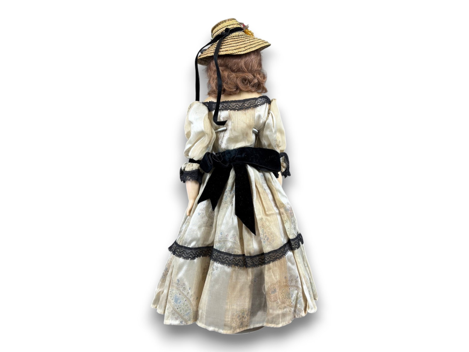 Antique Wax Doll - 9