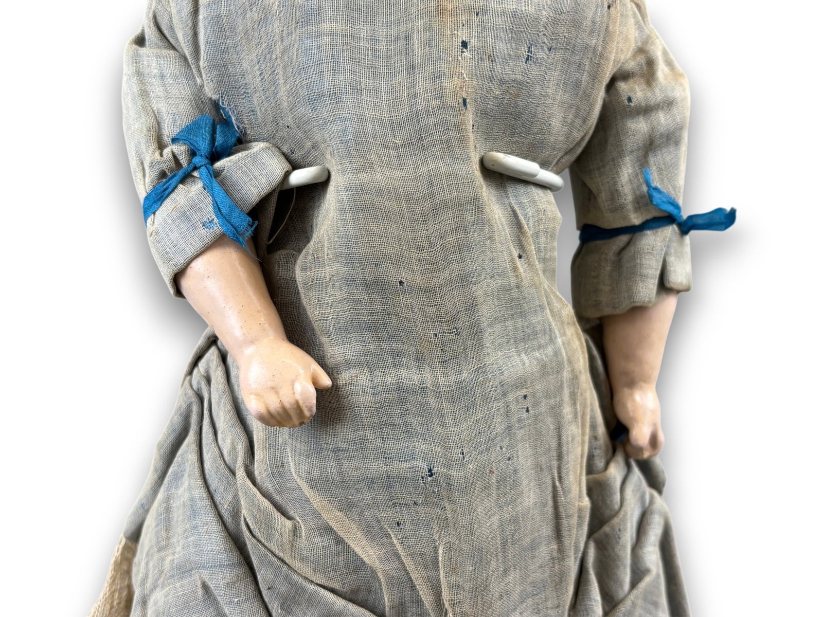 Antique Wax Doll - 10