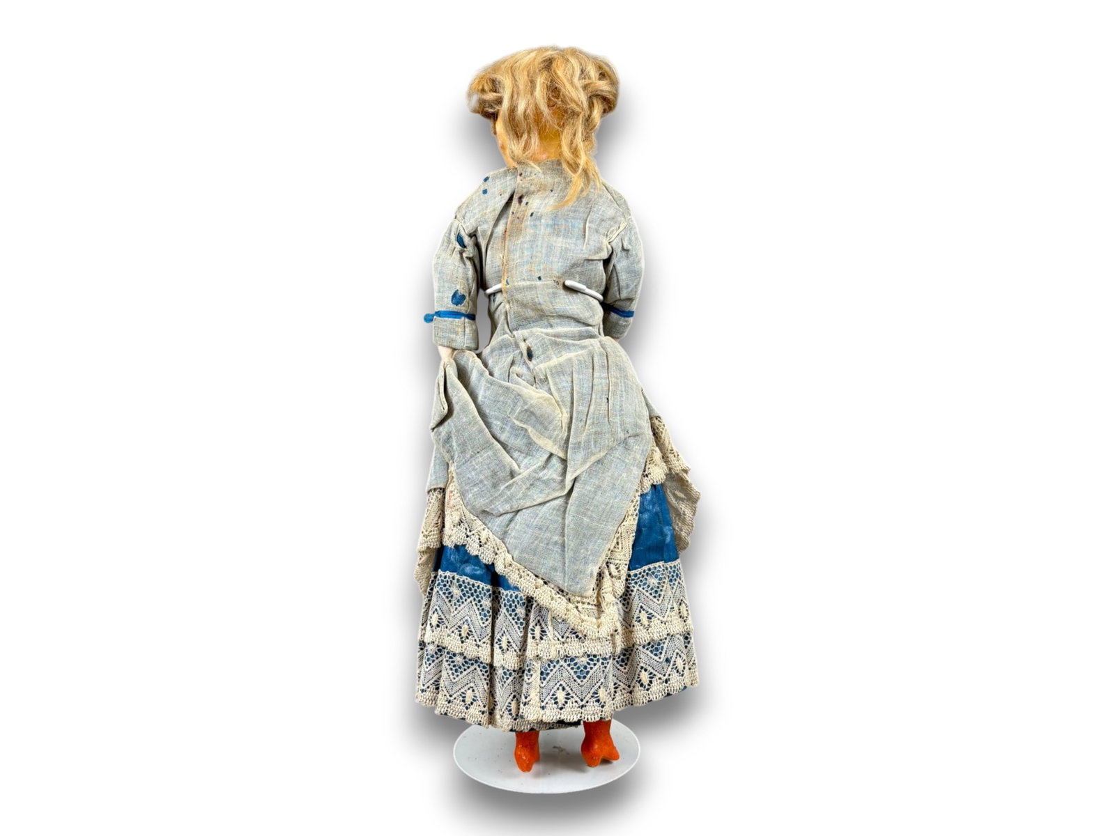 Antique Wax Doll - 11