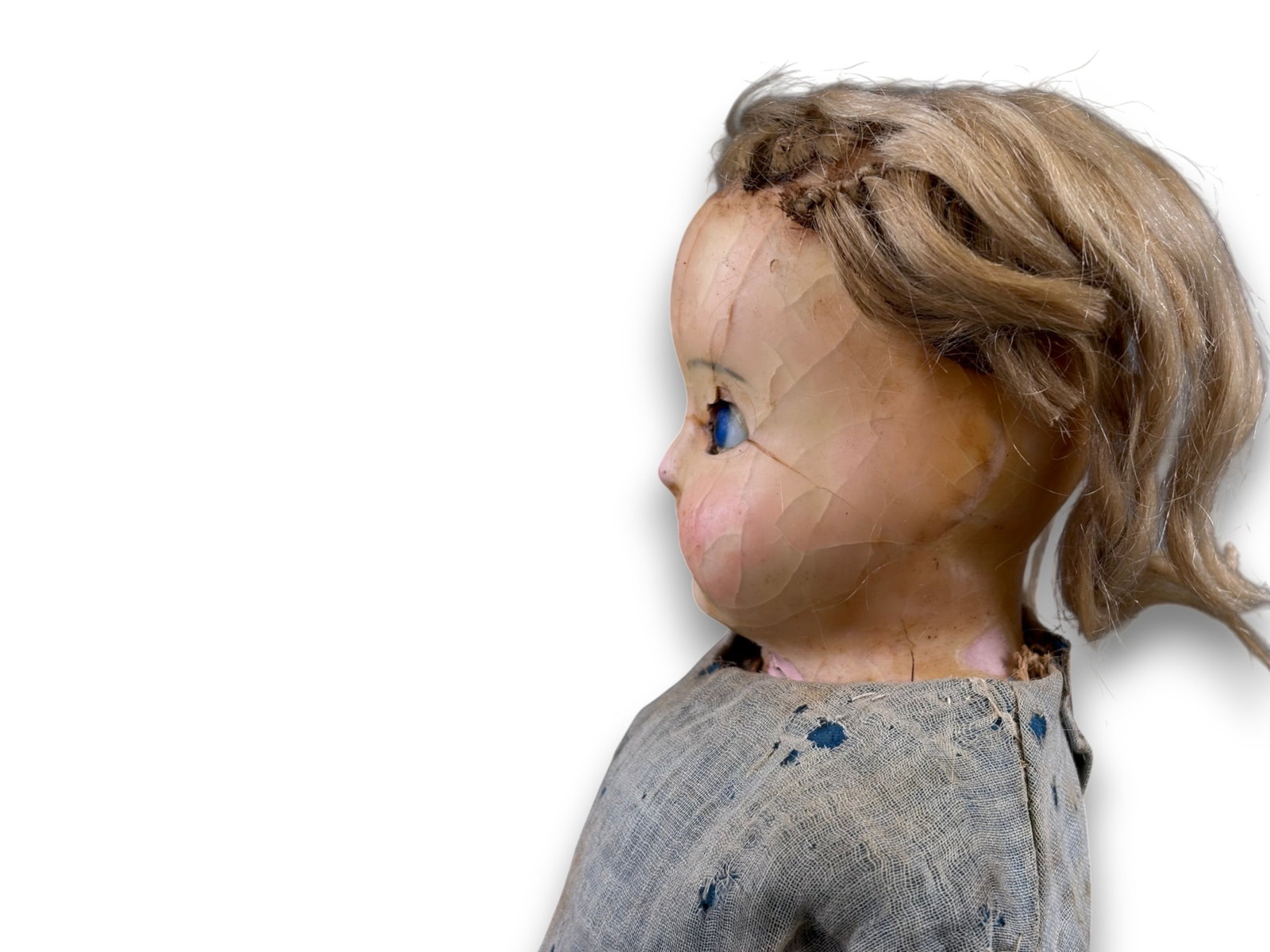 Antique Wax Doll - 5
