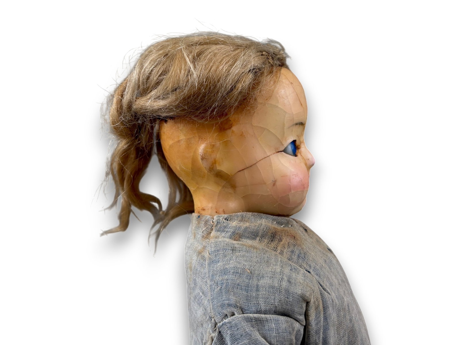 Antique Wax Doll - 6
