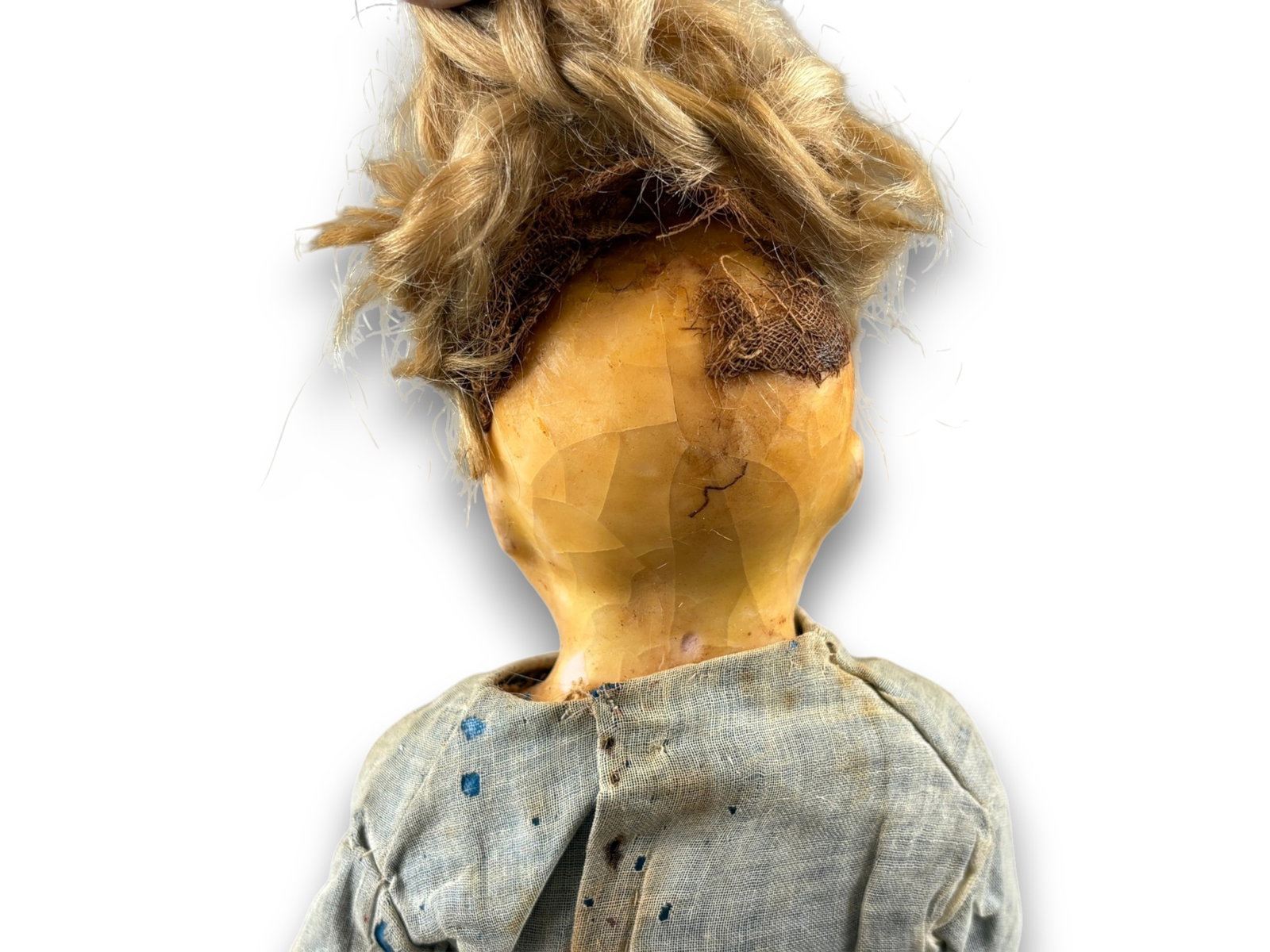 Antique Wax Doll - 7