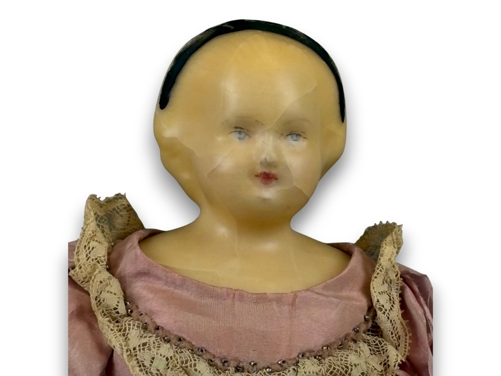 Antique Wax Doll - 2
