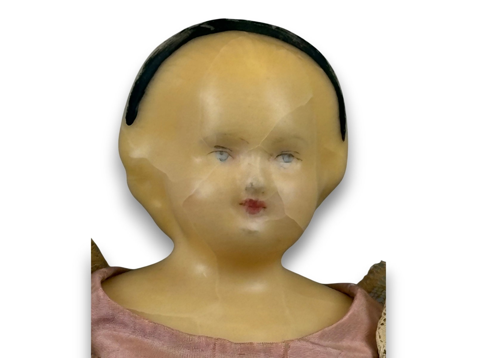 Antique Wax Doll - 3