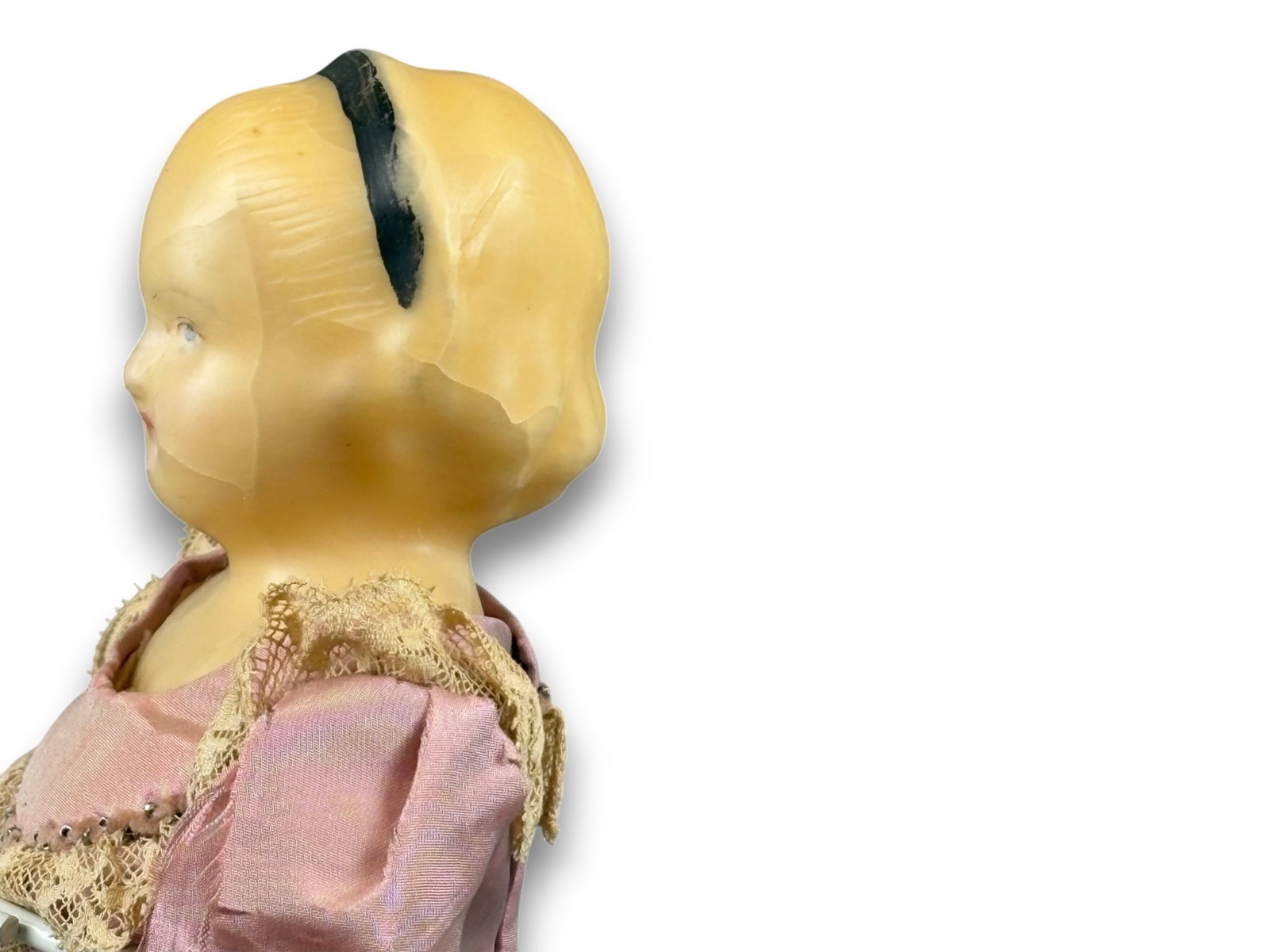 Antique Wax Doll - 4