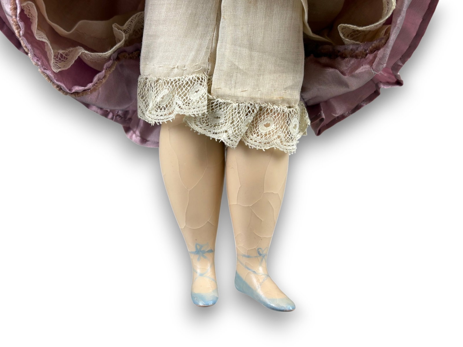 Antique Wax Doll - 9