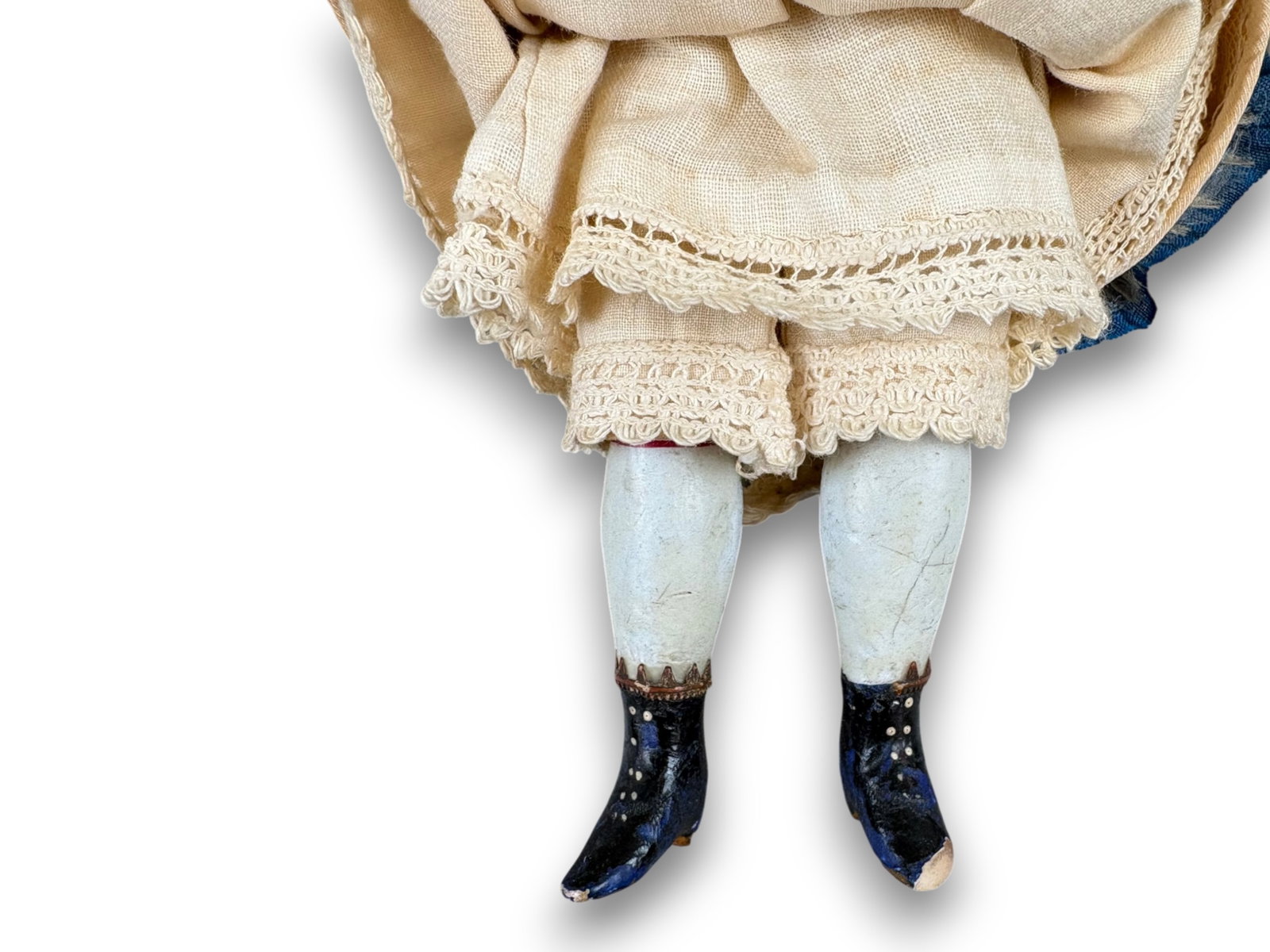 Antique Wax Doll - 7
