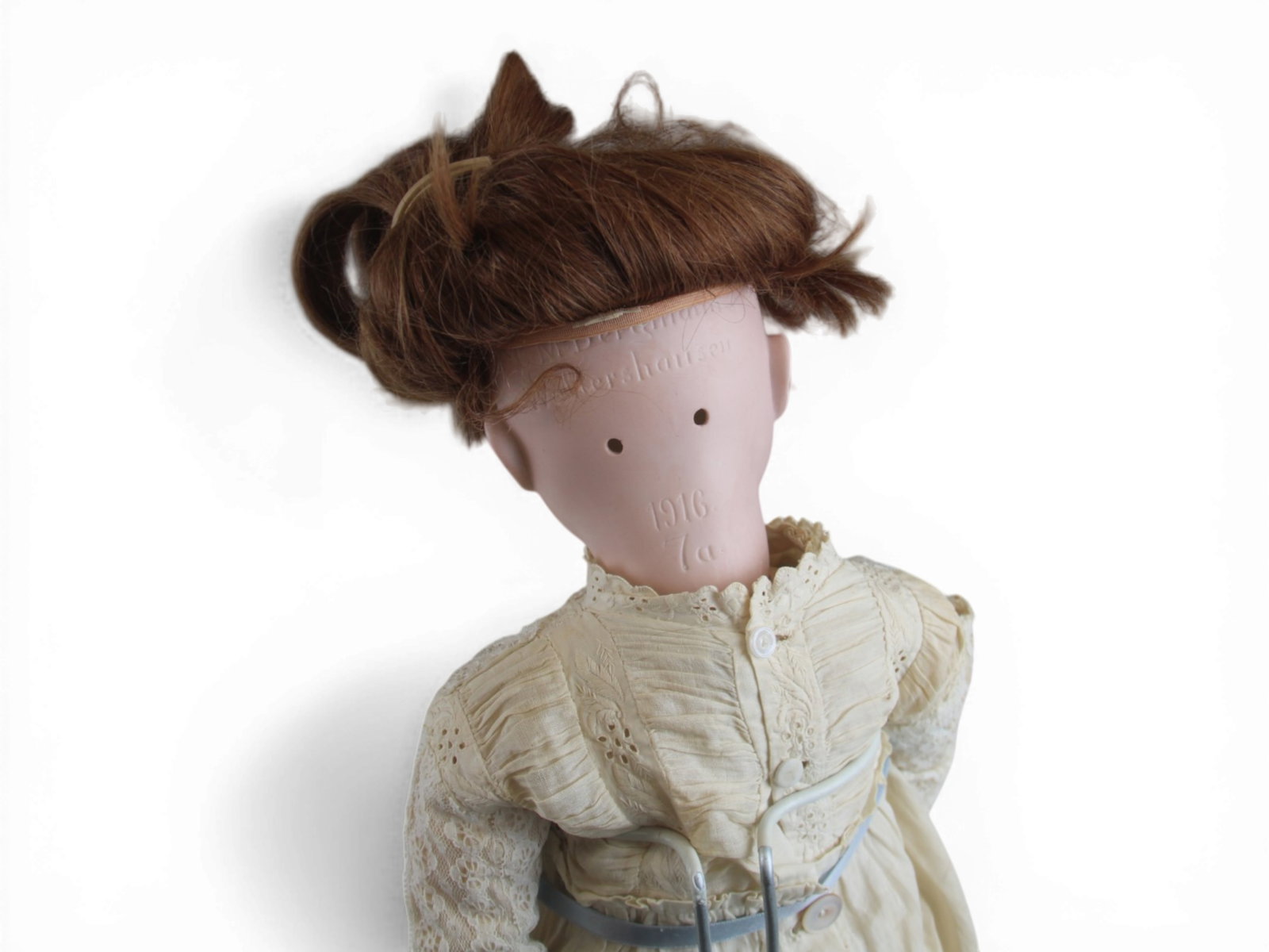 C.M. Bergmann 1916 Bisque Doll - 9