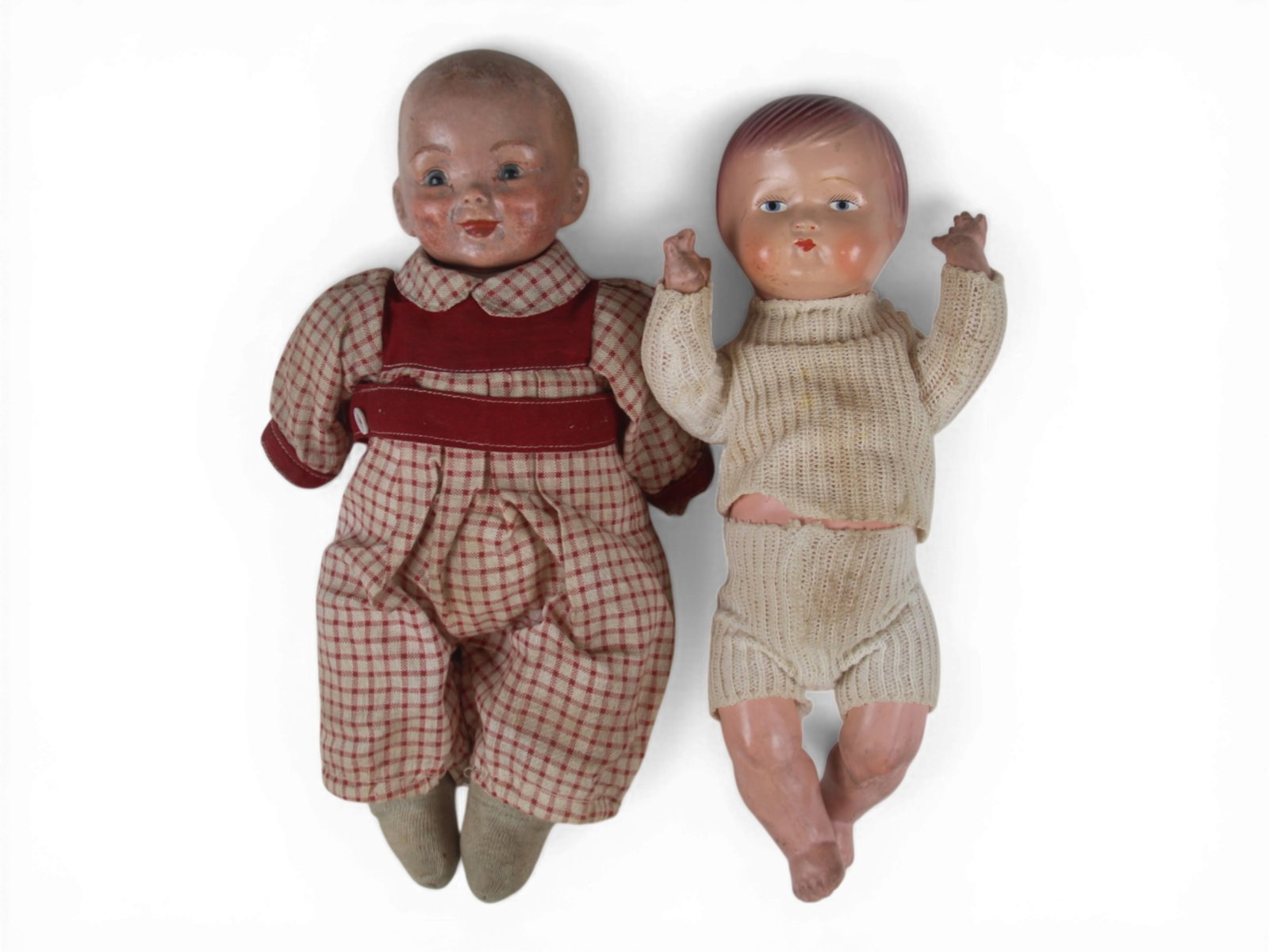 (2) Composition Character Dolls (1 of 7)