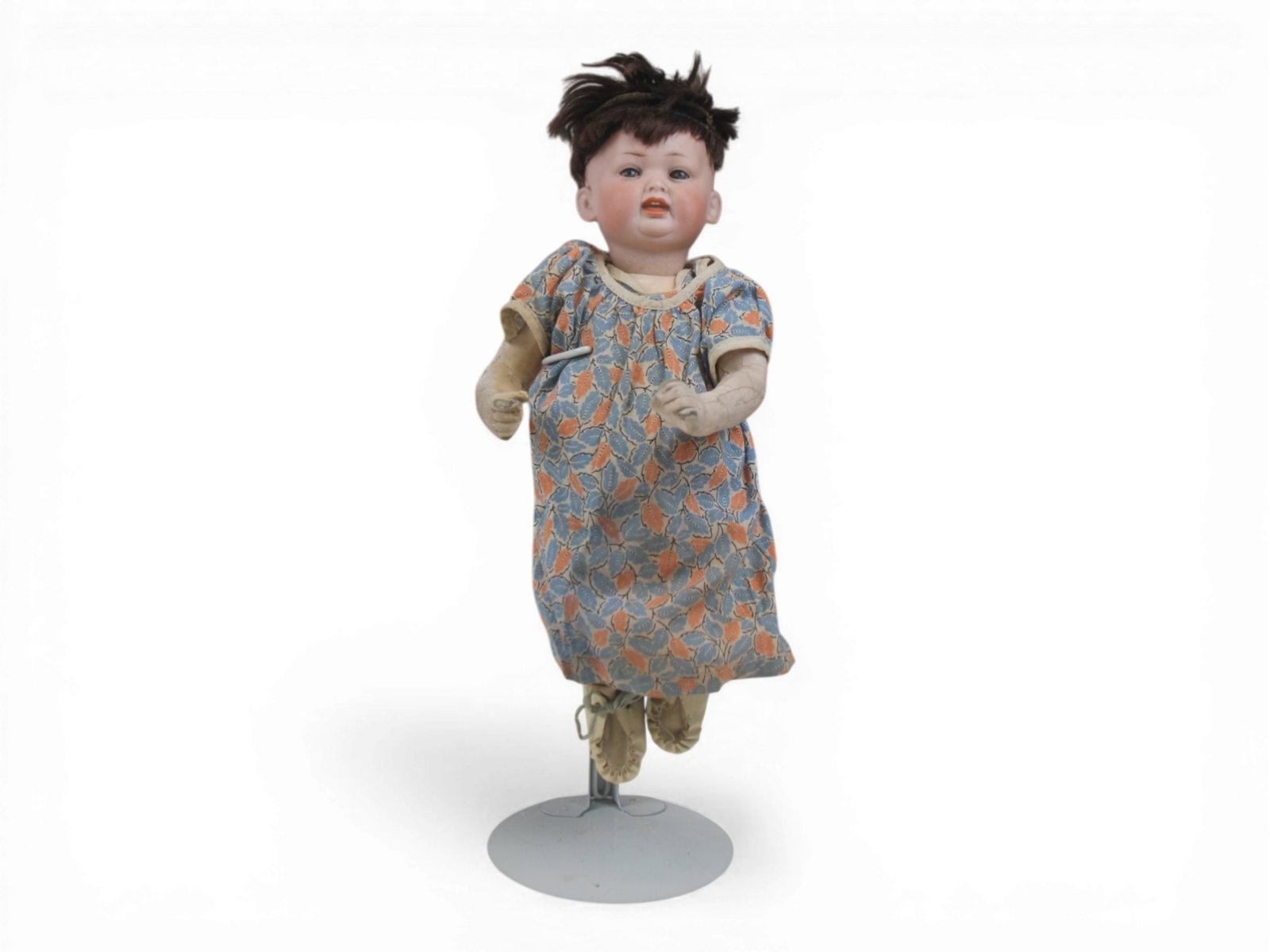 Kley & Hahn 161 Character Baby Doll: 11.5 inch bisque socket head on composition baby body. Hairline on forehead and rough body. Circa 1915-1920s. Shipping: Weiss Auctions offers full-service, in-house shipping for nearly all items in th