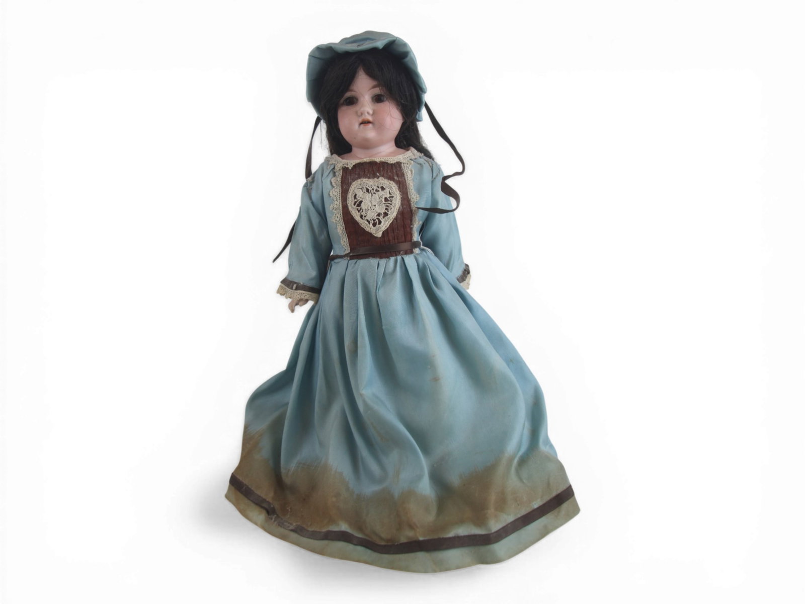 (2) German Bisque Head Dolls - 2