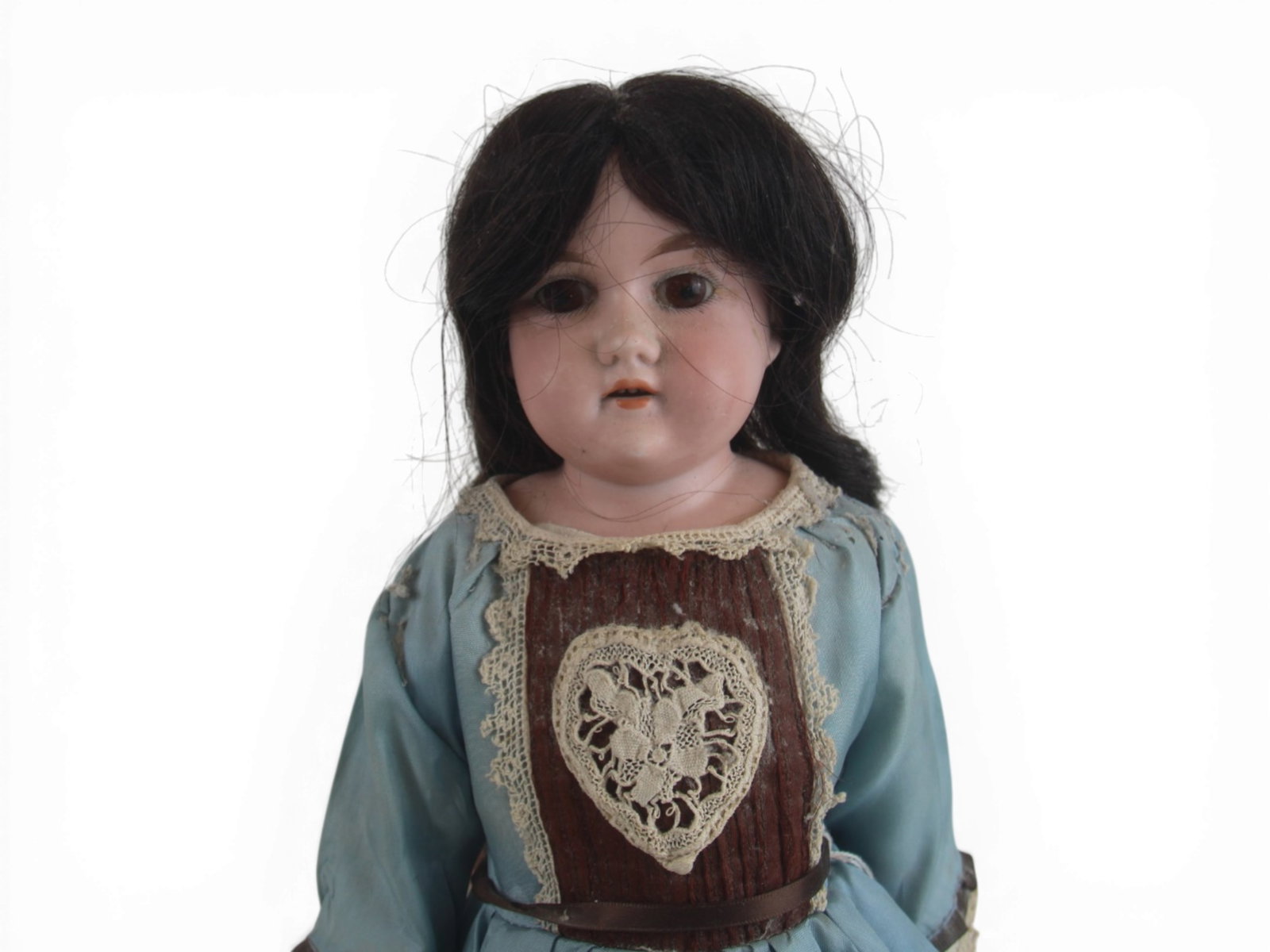 (2) German Bisque Head Dolls - 3