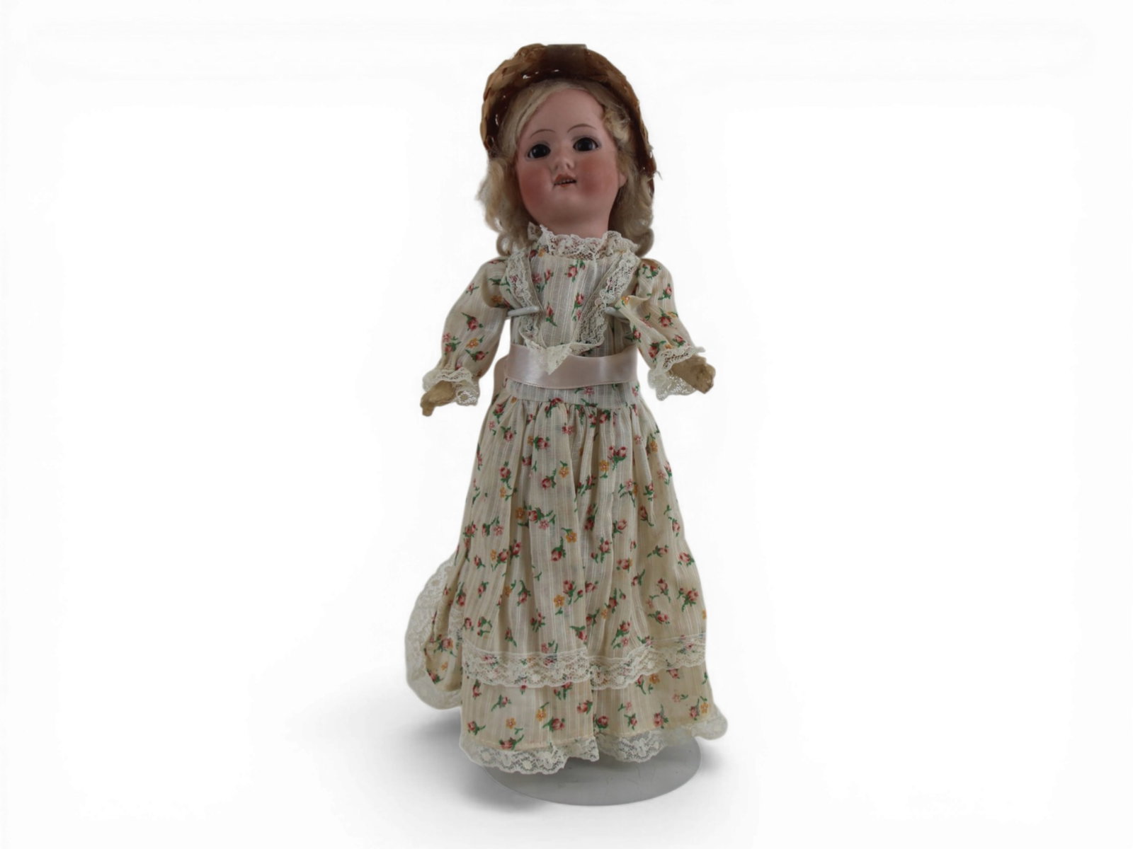 (2) German Bisque Head Dolls - 10