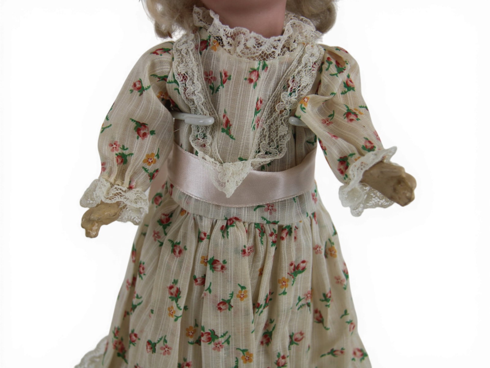 (2) German Bisque Head Dolls - 12
