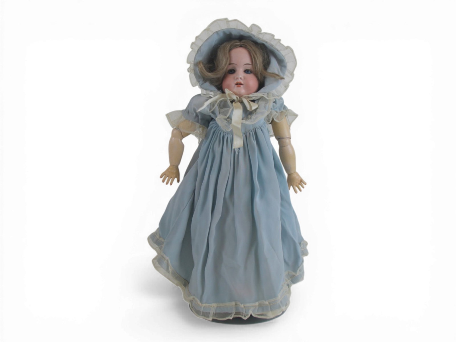 (2) German Bisque Head Dolls - 2