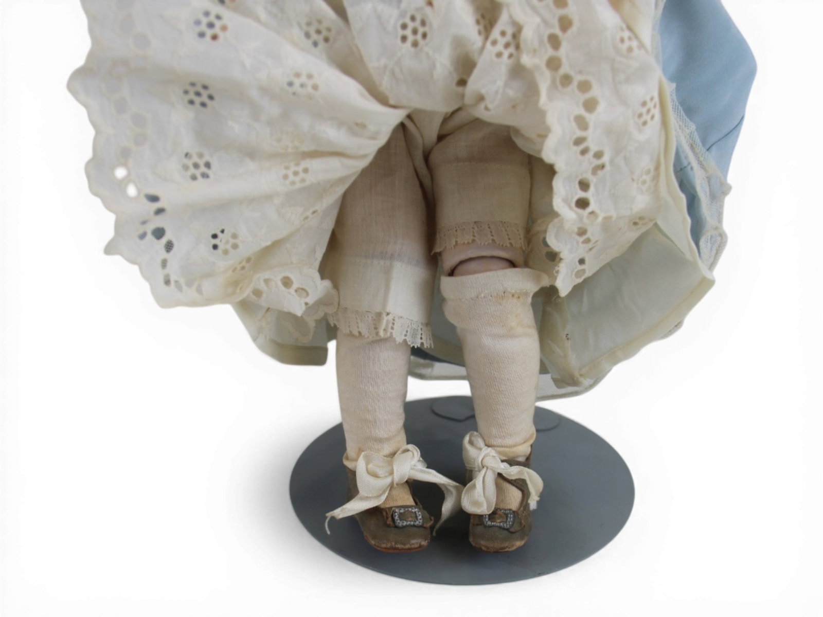 (2) German Bisque Head Dolls - 6