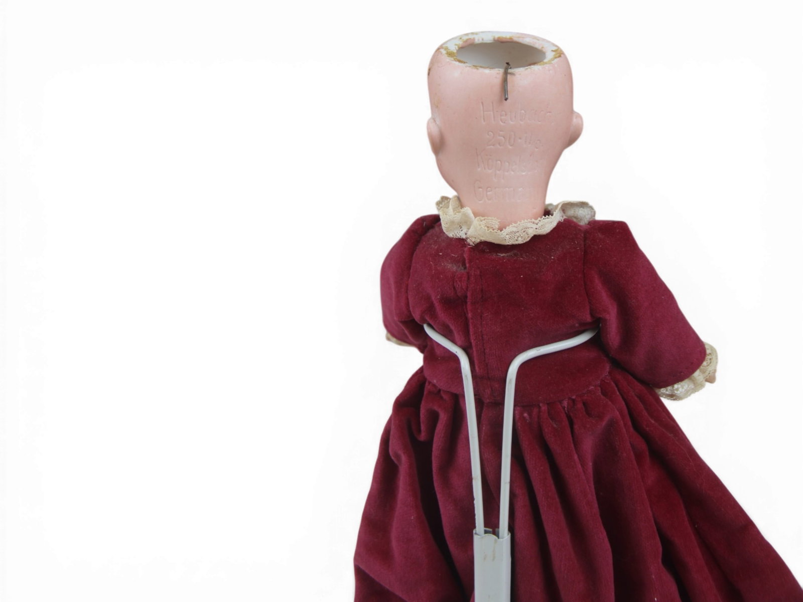 (2) German Bisque Head Dolls - 11