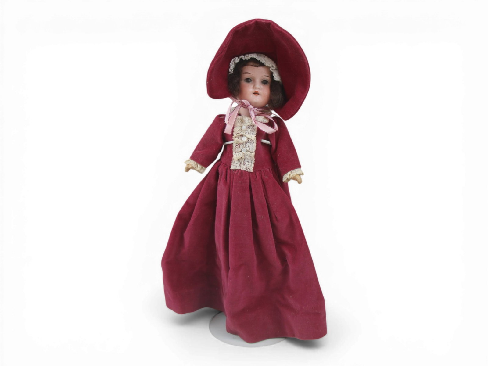(2) German Bisque Head Dolls - 7