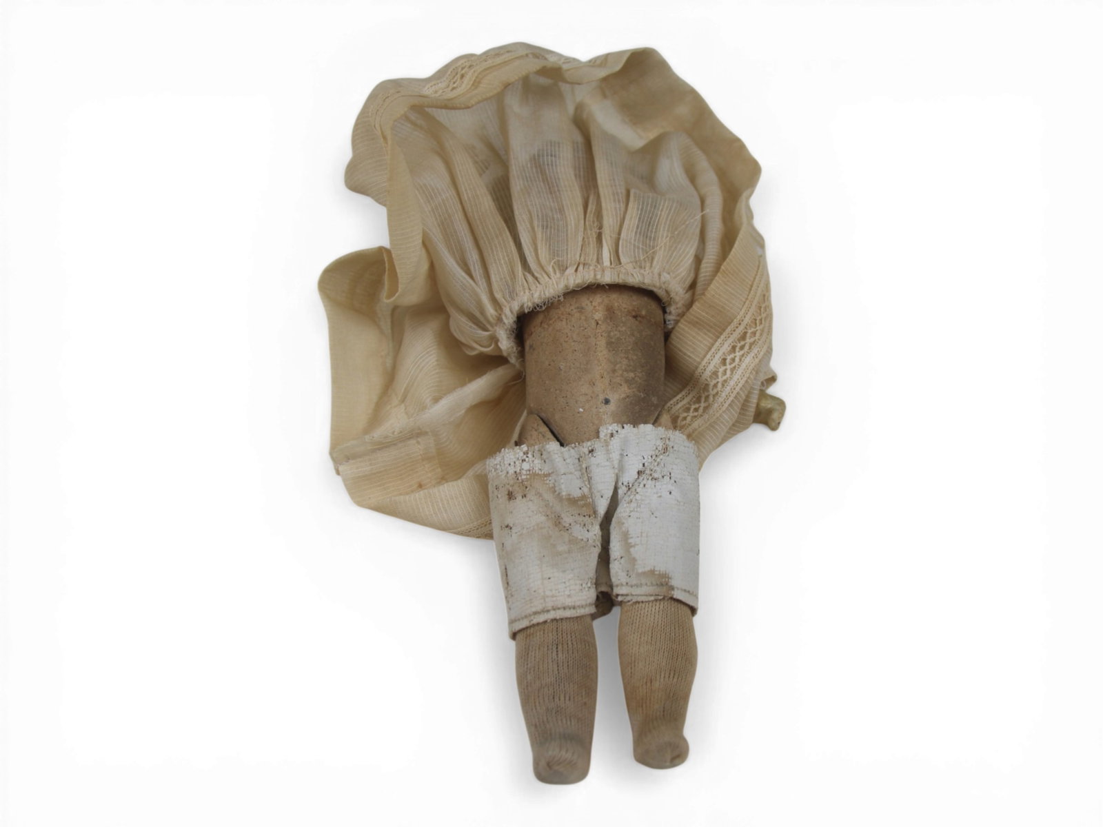 (2) German Bisque Head Dolls - 14