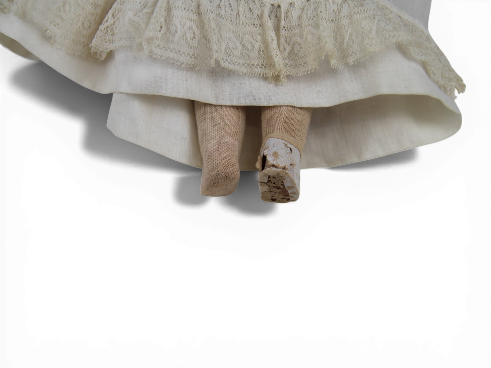 (2) German Bisque Head Dolls - 8