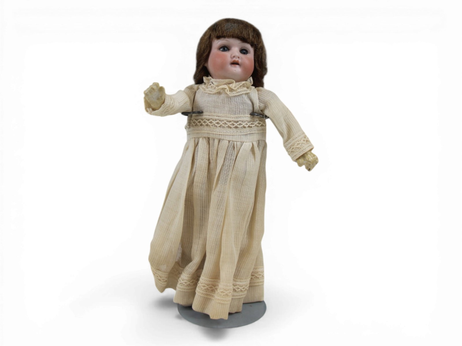 (2) German Bisque Head Dolls - 9