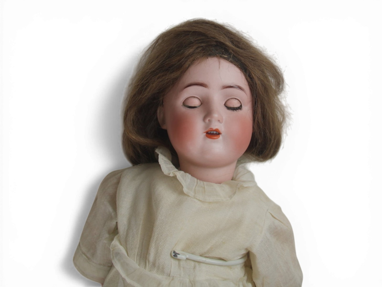 (2) German Bisque Head Dolls - 4