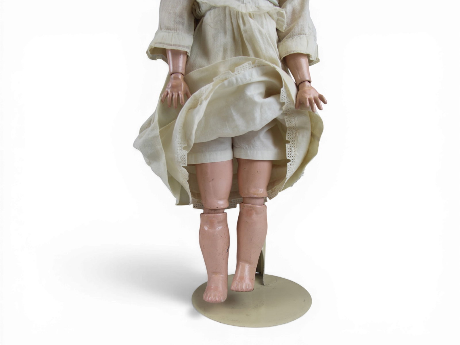 (2) German Bisque Head Dolls - 5