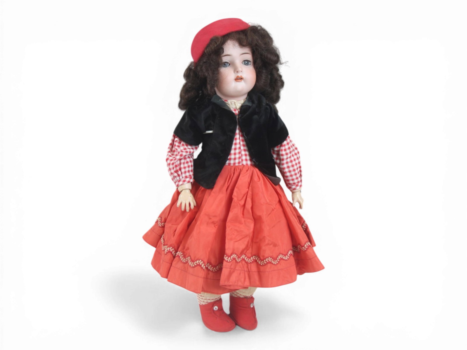 (2) German Bisque Head Dolls - 9